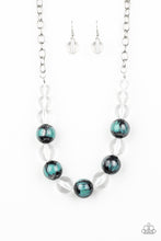 Load image into Gallery viewer, Torrid Tide- Blue and Silver Necklace- Paparazzi Accessories