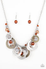 Load image into Gallery viewer, Turn It Up- Brown Multi-toned Necklace- Paparazzi Accessories
