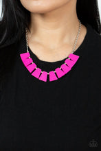 Load image into Gallery viewer, Vivaciously Versatile- Pink and Silver Necklace- Paparazzi Accessories