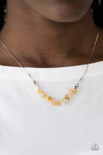 Load image into Gallery viewer, Back To Nature- Yellow and Silver Necklace- Paparazzi Accessories