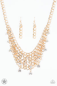 Fishing For Compliments- Gold Necklace- Paparazzi Accessories