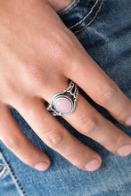 Load image into Gallery viewer, Peacefully Peaceful- Pink and Silver Ring- Paparazzi Accessories