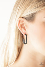 Load image into Gallery viewer, Rugged Retro- Silver Earrings- Paparazzi Accessories