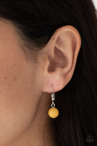 Vividly Vivid- Yellow and Silver Necklace- Paparazzi Accessories