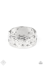 Load image into Gallery viewer, Across The Constellations- White and Silver Bracelet- Paparazzi Accessories