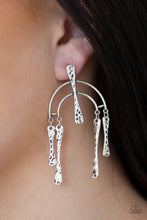 Load image into Gallery viewer, ARTIFACTS Of Life-Silver Earrings- Paparazzi Accessories
