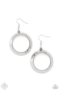 Authentic Appeal- Silver Earrings- Paparazzi Accessories