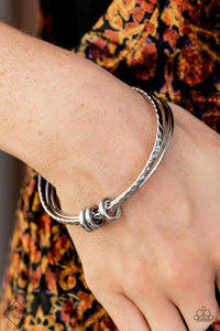 Bauble Bash- Silver Bracelet- Paparazzi Accessories