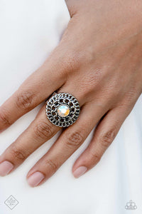Botanical Backdrop- Multicolored Ring- Paparazzi Accessories