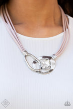 Load image into Gallery viewer, Californian Cowgirl- Pink and Silver Necklace- Paparazzi Accessories