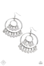Load image into Gallery viewer, Caviar Command- Silver Earrings- Paparazzi Accessories