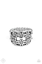 Load image into Gallery viewer, Crazy About Daisies- Silver Ring- Paparazzi Accessories