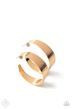 Load image into Gallery viewer, Curve Crushin- Gold Earrings- Paparazzi Accessories