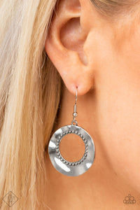 Desert Diversity- Silver Earrings- Paparazzi Accessories