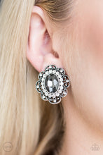 Load image into Gallery viewer, Dine and Dapper- Silver Clip-On Earrings- Paparazzi Accessories