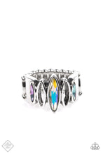 Load image into Gallery viewer, Distant Cosmos- Multicolored Silver Ring- Paparazzi Accessories