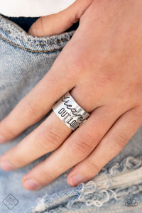 Dream Louder- Silver Ring- Paparazzi Accessories