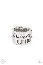 Load image into Gallery viewer, Dream Louder- Silver Ring- Paparazzi Accessories