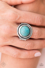 Load image into Gallery viewer, Drive You Wild- Blue and Silver Ring- Paparazzi Accessories