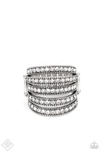 Load image into Gallery viewer, Empirical Sparkle- White and Silver Ring- Paparazzi Accessories