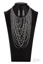 Load image into Gallery viewer, Enticing- Silver Necklace- Paparazzi Accessories