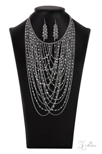 Enticing- Silver Necklace- Paparazzi Accessories