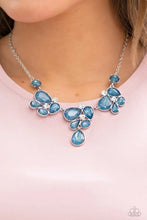 Load image into Gallery viewer, Everglade Escape- Blue and Silver Necklace- Paparazzi Accessories