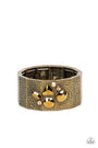 Load image into Gallery viewer, Flickering Fortune- Brass Bracelet- Paparazzi Accessories