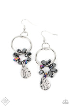 Load image into Gallery viewer, Fossil Flair- Multicolored Silver Earrings- Paparazzi Accessories