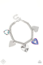 Load image into Gallery viewer, Funky Forte- Multicolored Silver Bracelet- Paparazzi Accessories