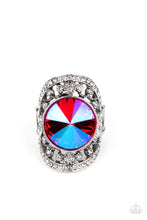 Load image into Gallery viewer, Galactic Garden- Pink and Silver Ring- Paparazzi Accessories