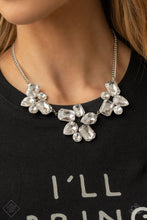 Load image into Gallery viewer, Galactic Goddess- White and Silver Necklace- Paparazzi Accessories
