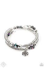 Load image into Gallery viewer, Handcrafted Heirloom- Multicolored Silver Bracelet- Paparazzi Accessories