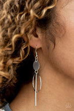 Load image into Gallery viewer, Harmoniously Balanced- Silver Earrings- Paparazzi Accessories