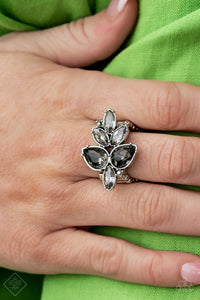 Ice-Cold Couture- Silver Ring- Paparazzi Accessories