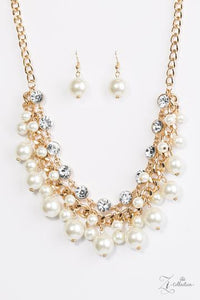 Idolize- White and Gold Necklace- Paparazzi Accessories