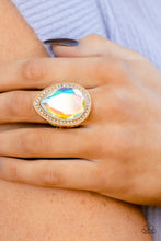 Load image into Gallery viewer, Illuminated Icon- Multicolored Gold Ring- Paparazzi Accessories