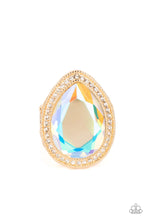 Load image into Gallery viewer, Illuminated Icon- Multicolored Gold Ring- Paparazzi Accessories