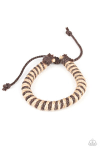 Island Hopper- Brown Bracelet- Paparazzi Accessories
