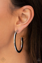 Load image into Gallery viewer, Learning Curve- Silver Earrings- Paparazzi Accessories