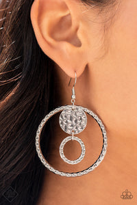 Mojave Metal Art- Silver Earrings- Paparazzi Accessories