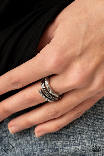 More To Go Around- Silver Ring- Paparazzi Accessories