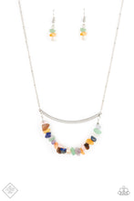 Load image into Gallery viewer, Pebble Prana- Multicolored Silver Necklace- Paparazzi Accessories