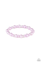 Load image into Gallery viewer, Powder and Pearls- Purple Bracelet- Paparazzi Accessories