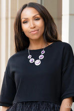 Load image into Gallery viewer, Raw Charisma- Purple and Silver Necklace- Paparazzi Accessories