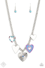 Load image into Gallery viewer, Retro Rhapsody- Multicolored Silver Necklace- Paparazzi Accessories