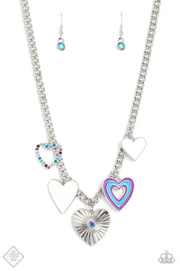 Retro Rhapsody- Multicolored Silver Necklace- Paparazzi Accessories