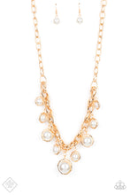 Load image into Gallery viewer, Revolving Refinement- White and Gold Necklace- Paparazzi Accessories