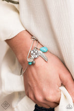 Load image into Gallery viewer, Root and RANCH- Blue and Silver Bracelet- Paparazzi Accessories