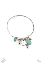 Load image into Gallery viewer, Root and RANCH- Blue and Silver Bracelet- Paparazzi Accessories